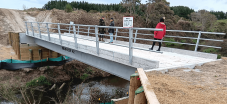 New Bridge Restores Access To Valuable Whenua